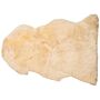 Sheepskin Rug Beige 65 X 110 Cm Natural High Pile