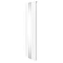 Oval Mirror Radiator - 1800mm X 500mm - White