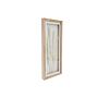 White Pampas In Rectangular Frame 50cm