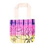 Tye-dye Cotton Bag (6oz) - 38x42x12cm - Lotus Buddha - Multi Col - Natural Handle