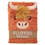 Fluffy Plush Notebook - Highland Coo Cow