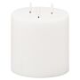 Luxe Collection Natural Glow 6"x6" Led White Candle