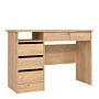 Function Plus Desk (3+1) Handle Free Drawer In Jackson Hickory Oak