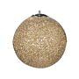 Pendant Lamp Golden Aluminium Round Globe Shape