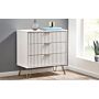 Murano 3 Drawer Chest - Matt White