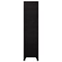 Vidaxl Locker Cabinet Black 90x45x180 Cm Steel