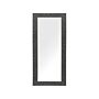 Wall Mounted Hanging Mirror Black 50 X 130 Cm Retro Classic