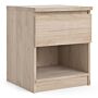 Naia Bedside 1 Drawer 1 Shelf In Jackson Hickory Oak