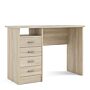 Function Plus 4 Drawer Desk In Oak