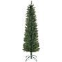 Homcom 6ft Artificial Bare Pencil Christmas Tree - Green