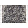 Area Rug Multicolour Polyester And Cotton 150 X 230 Cm Oriental Distressed With Tassels