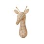 Wall Decor Light Natural Rattan Giraffe Handmade Wall Art Modern Industrial Accessory