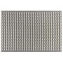 Outdoor Area Rug Grey Synthetic Materials Rectangular 120 X 180 Cm Geometric Wavy Pattern Balcony Accessories