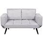 Sofa Bed White Loveseat Adjustable Armrests