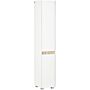 Kleankin Tall Bathroom Cabinet With Adjustable Shelves, 5-tier Modern Freestanding Tallboy With Storage Cabinets, White