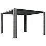 Vidaxl Gazebo With Roof Poly Rattan 300x300x200 Cm Grey And Anthracite