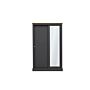 Devon 2 Door Sliding Wardrobe Charcoal