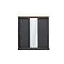 Devon 3 Door Sliding Wardrobe Charcoal