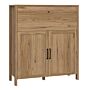 Malte Brun Bar Chest In Waterford Oak