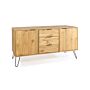 Augusta Pine Medium Sideboard With 2 Doors, 3 Drawers