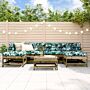 Vidaxl 7 Piece Garden Lounge Set Impregnated Wood Pine