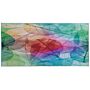 Rug Multicolour 80 X 150 Cm Leaf Print Low Pile