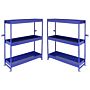 Monster Racking Lightning Metal Van Shelving Unit Duo