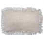 Linen Cushion 30x50cm With Fringe