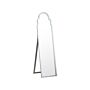 Standing Mirror Silver Mdf Glass 40 X 150 Cm With Stand Decorative Frame