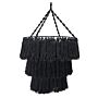 Macrame Soft Chandelier - Black