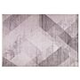 Rug Pink Polyester 160 X 230 Cm Low Pile Abstract Pattern