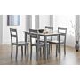 Kobe Compact Rectangular Table - Torino Grey