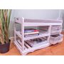 Laxey White Bench With Shoe Rack & Drawers