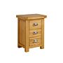 Woburn Small 3 Drawer Bedside Oak