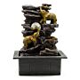 Tabletop Water Feature - 35cm - Elephants, Crystal Ball & Water Wheel