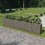 Vidaxl Gabion Raised Bed Galvanised Steel 540x50x100 Cm