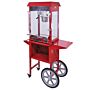 Kukoo Commercial 8oz Popcorn Maker Machine & Cart