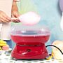 Homcom Sugar For Candy Floss Machine Electric Cotton Candy Maker Gadgetry 450w (red)