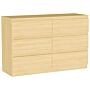 Denver 6 Drawer Chest, Pine