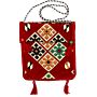 Red Kilim Messenger Festival Bag