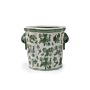 Ceramic Green Parrot Palm Willow Planter 26cm