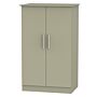 Contrast Double Plain Midi Wardrobe In Mushroom Matt