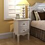 Vidaxl Nightstands 4 Pcs With 2 Drawers Mdf White