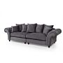 Huntley Fabric Sofa 4s Grey