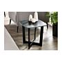 Olympus Lamp Table - Black Marble