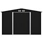 Vidaxl Garden Storage Shed Anthracite Steel 257x205x178 Cm