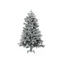 Artificial Christmas Tree White Pvc Metal Base 180 Cm Snowed Scandinavian Style Beliani