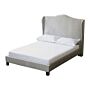 Chateaux 5.0ft King Size Bed Silver