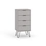 Augusta Grey 4 Drawer Narrow Chest Of Drawers