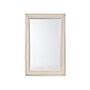 Wall Hanging Mirror Gold 60 X 90 Cm Synthetic Frame